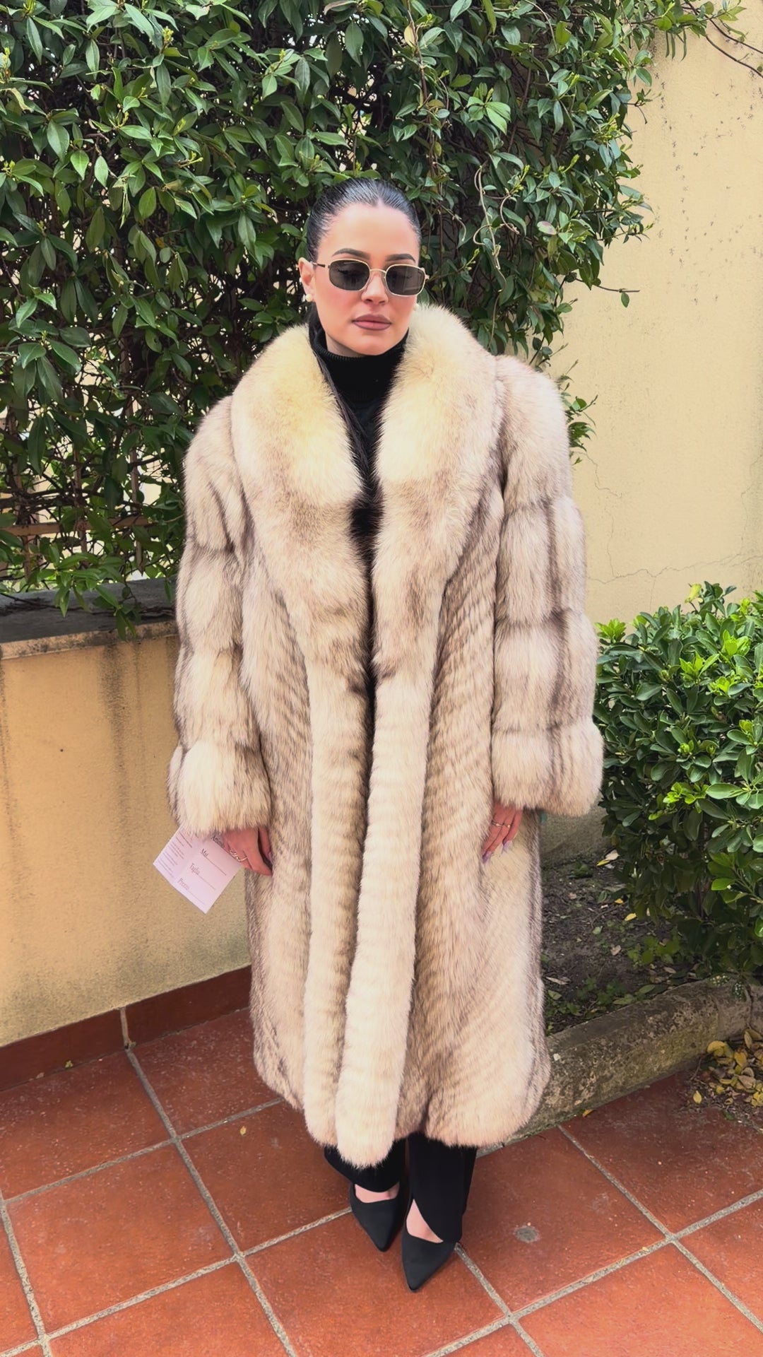 Cappotto pelliccia di volpe vintage