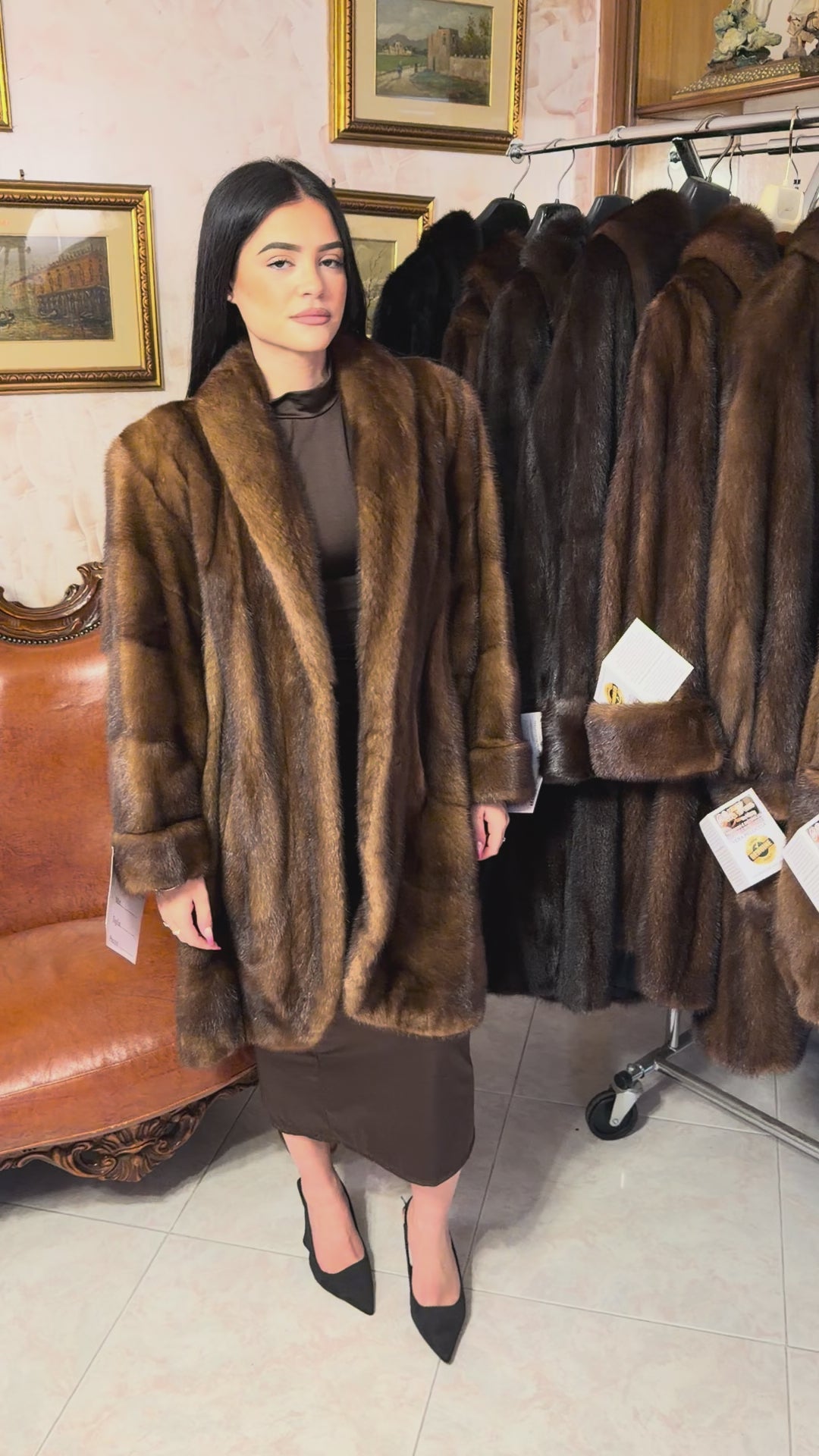 Mink fur jacket