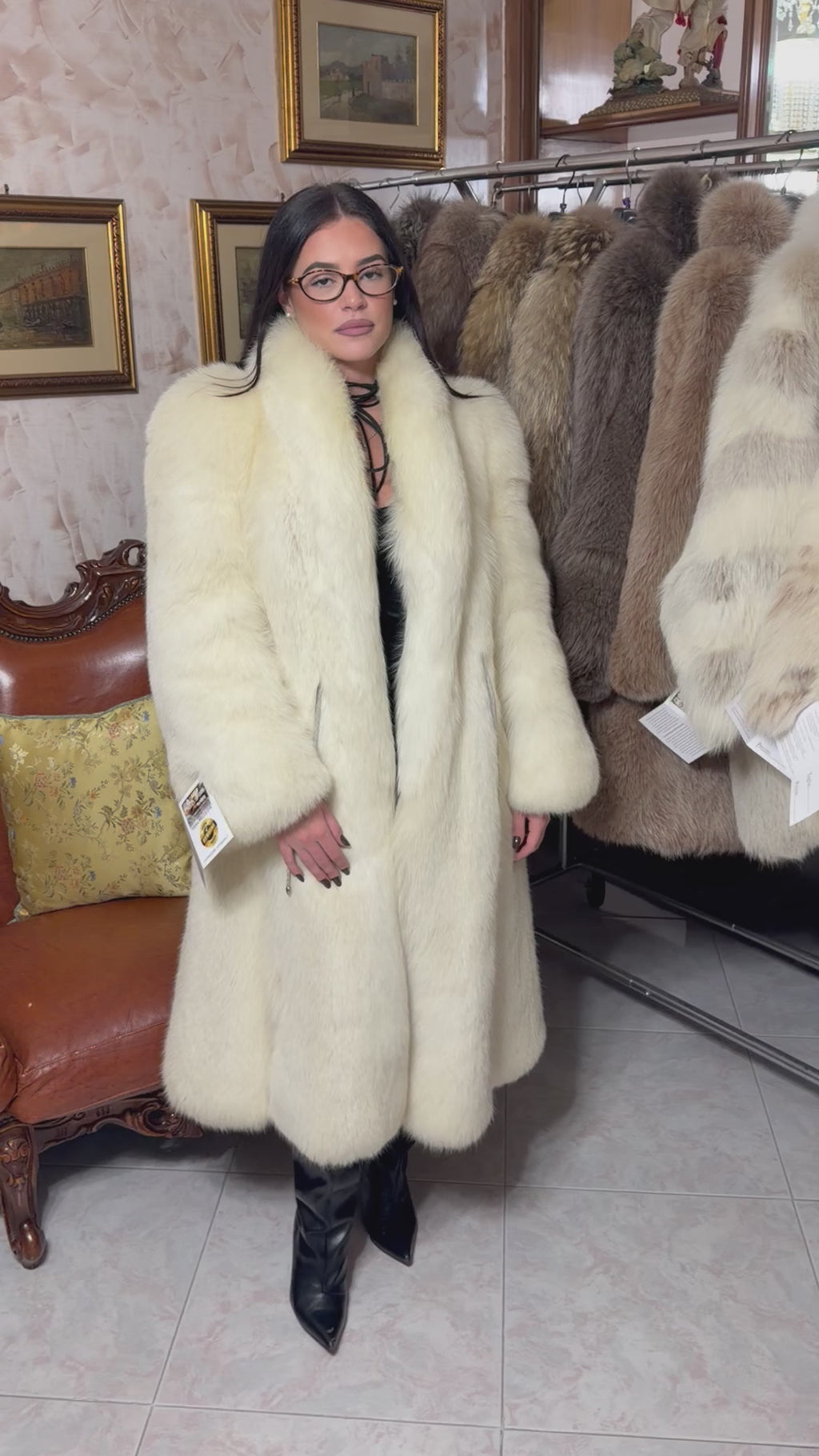 Cappotto pelliccia volpe