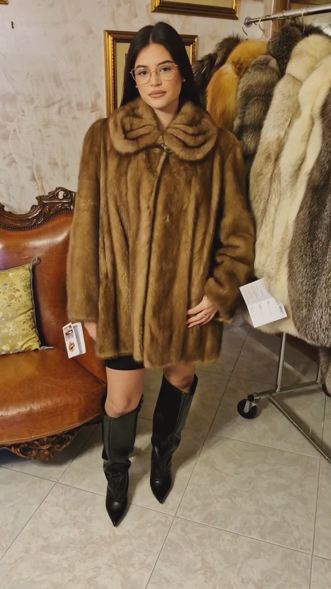 Mink fur jacket