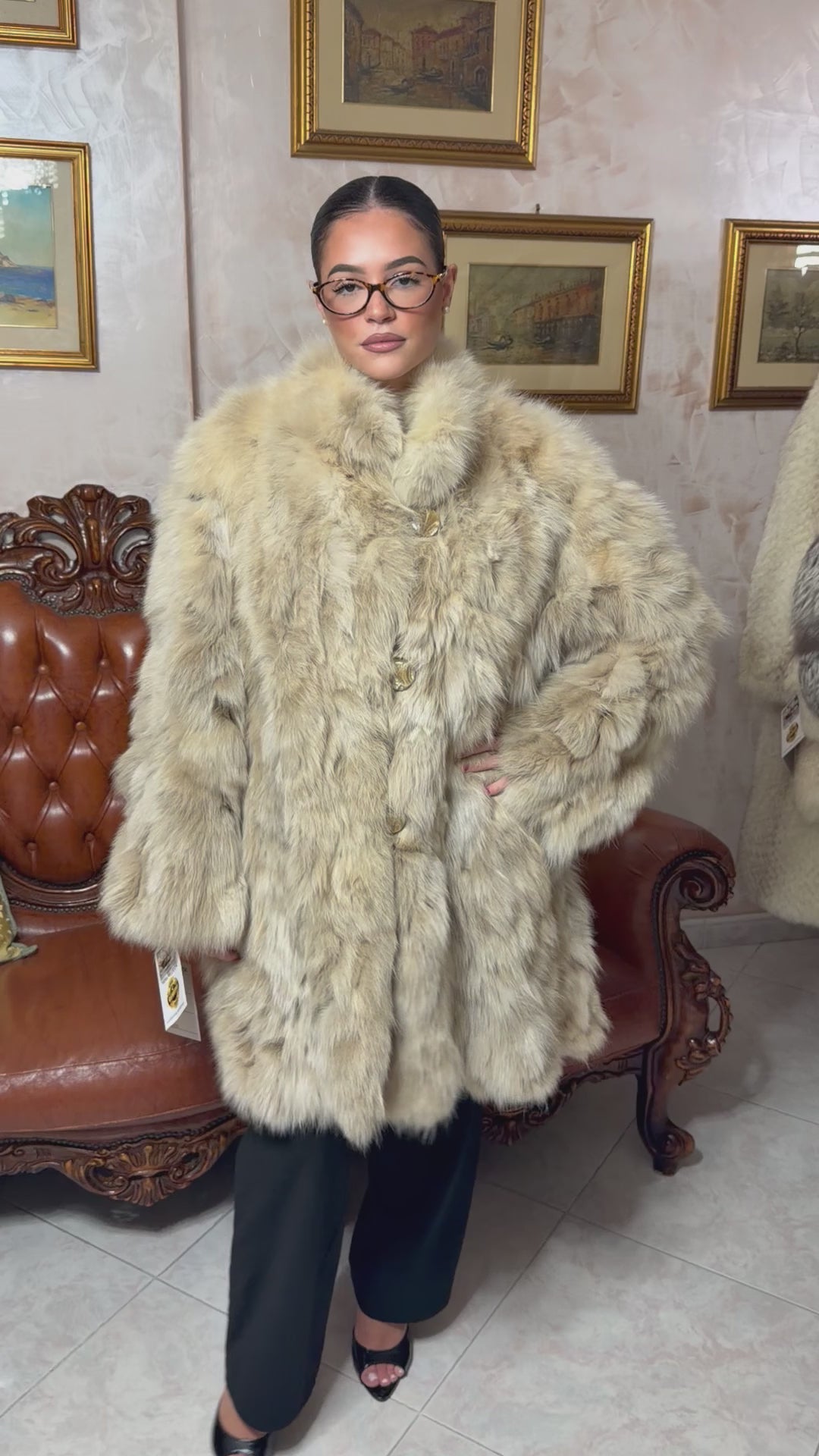 Fox fur jacket