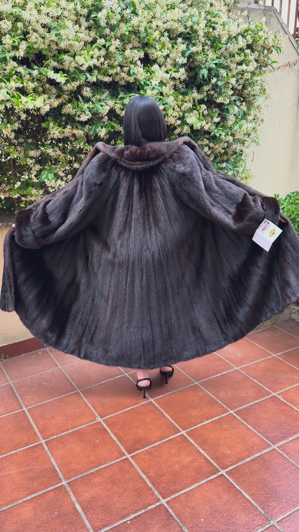 Mink fur coat