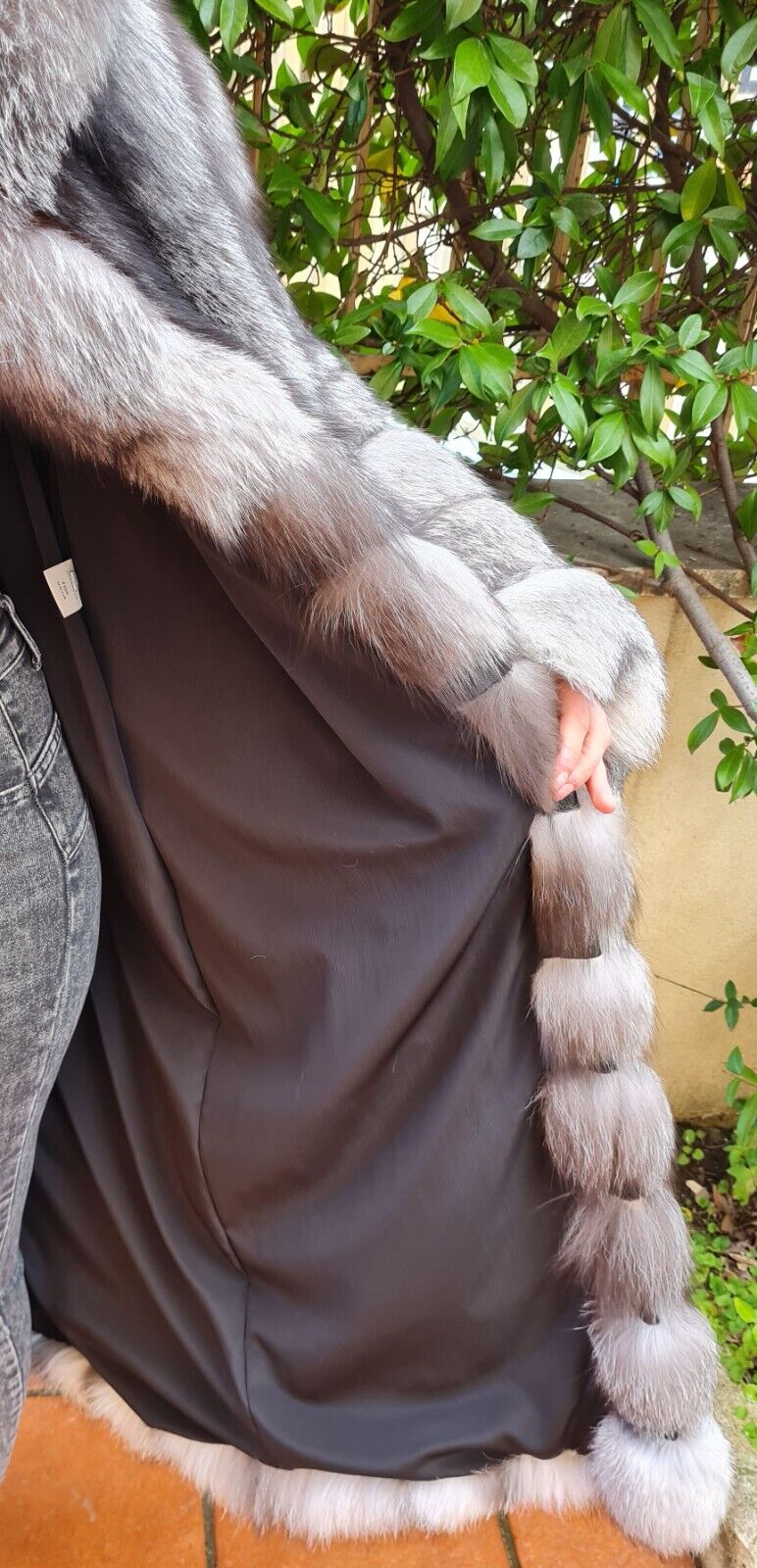 Cappotto pelliccia di volpe frost